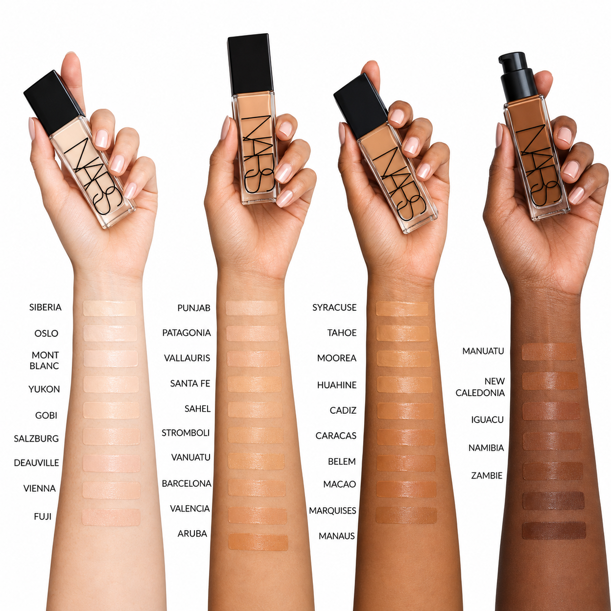 کرم پودر نارس Natural Radiant Longwear Foundation - تصویر 2