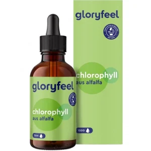 قطره کلروفیل مایع گلوری فیل Gloryfeel Chlorophyll اصل آلمان