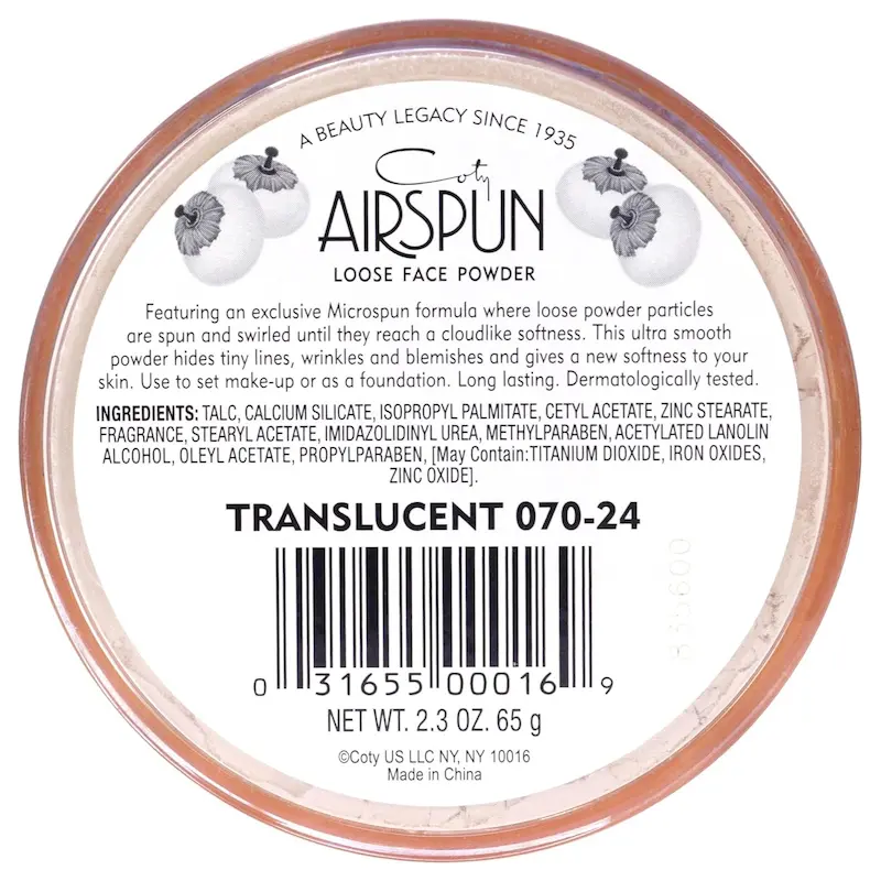 پودر فیکس کاتی ایرسپون اصل Coty Airspun Loose Face Powder - تصویر 2